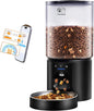 5L Automatic Cat Feeder with Sealed Outlet: 5G WiFi Automatic Dog Feeder with APP Control, Auto Cat Food Dispenser with Voice Recording for Pets, Detachable for Easy Clean - 21 Cup