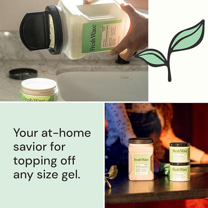 Fresh Wave Original Scent Odor Removing Gel Refill, 63 oz. | Safer Odor Absorbers for Home, Cooking, Trash, & Pets Areas | Natural Plant-Based Odor Eliminator