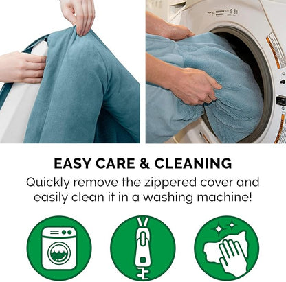 Furhaven Orthopedic Dog Bed for Large Dogs w/ Removable Bolsters & Washable Cover, For Dogs Up to 125 lbs - Plush & Suede Sofa - Deep Pool, Jumbo Plus/XXL