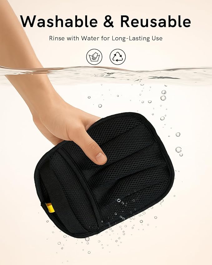 2025 Newly Upgraded Pet Hair Removal Gloves for Cats & Dogs, Electrostatic Grooming Gloves for Pet Hair, Five-Finger Reusable Pet Hair Remover Tool for Clothes, Bed, Couch, Carpet, 2 Pcs