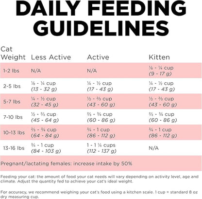 Go! Solutions Carnivore, Grain-Free, Protein Rich Dry Cat Food, Salmon and Cod Recipe, 16 lb Bag