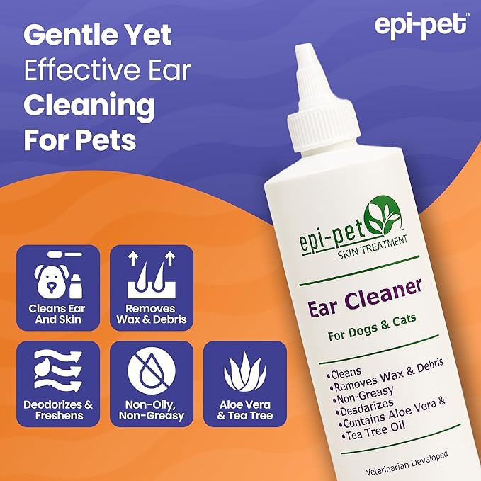 Ear Cleaner for Pets, 16-Ounce (90713)