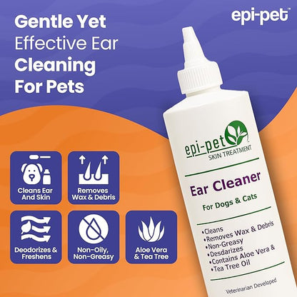 Ear Cleaner for Pets, 16-Ounce (90713)