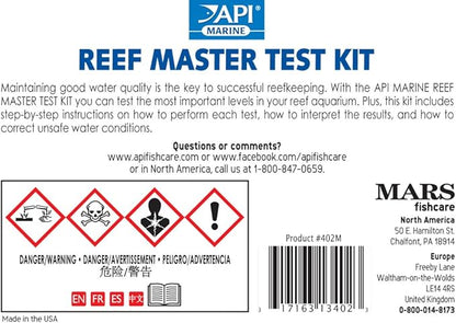 API REEF MASTER TEST KIT Reef Aquarium Water Test Kit 1-Count