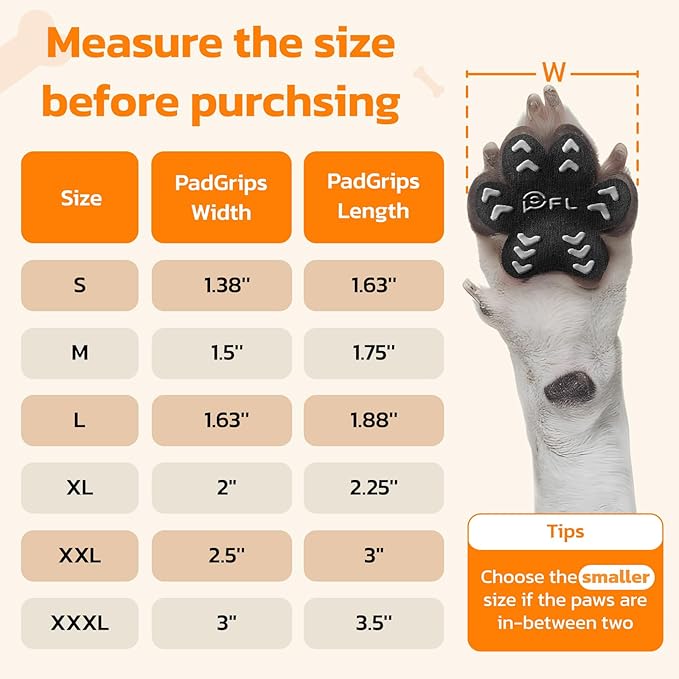 Anti-Slip Dog Paw Protector Pads for Senior Dogs, Dog Paw Pink Stickers with Strong Traction on Hardwood Floor, Dogs Essentials M (11-20lbs)