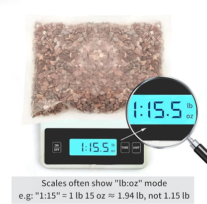 2 lbs Succulent and Cactus Pebbles Gravel, 3/8 Inch Decorative Red River Rocks for Plants Indoor, Vases, Terrarium, Potted Top Dressing and Outdoor Decorative Stones