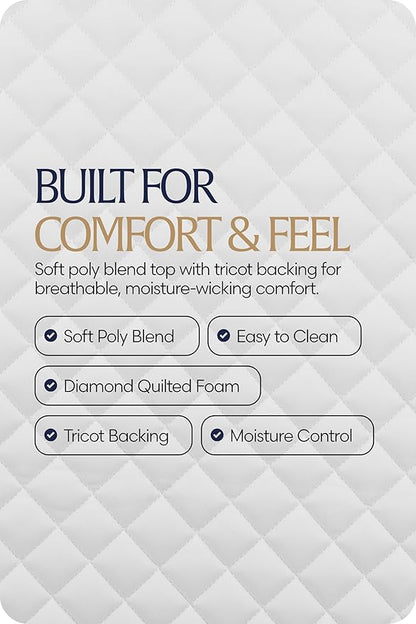 Equinavia Harstad Dressage Saddle Pad | Classic & Durable | Moisture-Wicking Tricot Backing