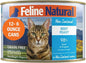 Feline Natural New Zealand Canned Catfood Wet Food, High-Meat, Low-Carb, & Grain Free Cat Food Wet, Beef Feast, 6 oz, Pack of 12
