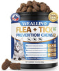 Flea and Tick Prevention for Cats, 200 Soft Chews for Fleas Treatment for Cats, Natural Cat Oral Flea Chewables Support Supplement, Flea and Tick Chews for All Breeds & Sizes