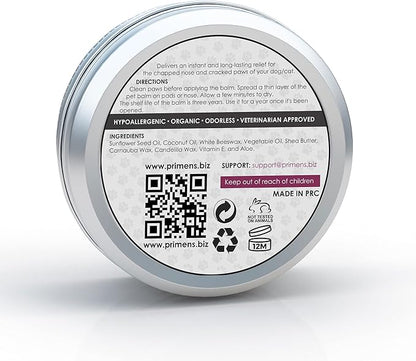 Dog Paw Balm for Dry Cracked Paws – Lick-Safe Moisturizer and Organic Paw Wax with Aloe & Vitamin E – Hot Pavement and Winter Snow Protection – Nose Safe – for All Breeds