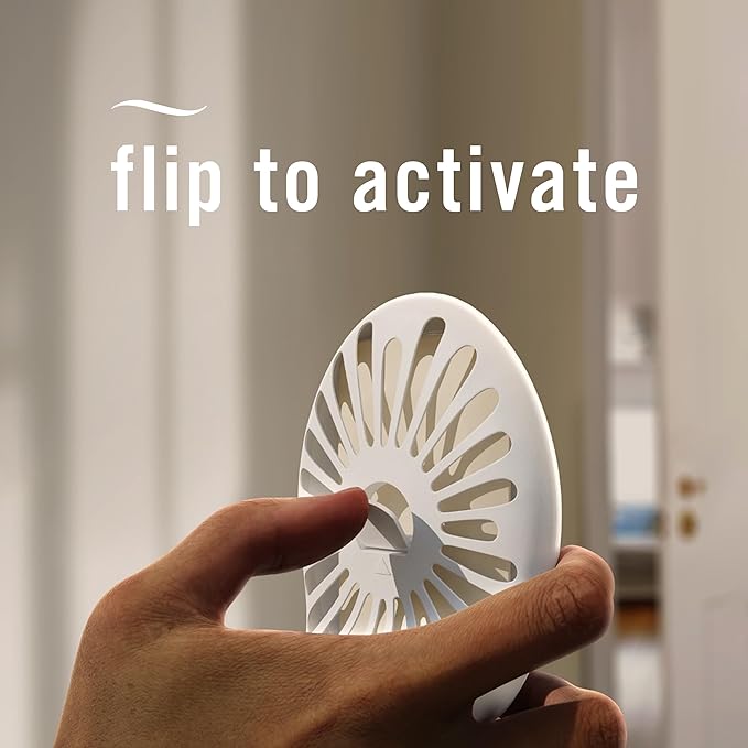 Febreze Bathroom Air Freshener, Odor-Fighting, Plug In Alternative, Air Fresheners for Home and Bathroom and Kitchen, Closet Air Fresheners, Linen & Sky Scent, 4 Count