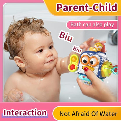 3 in1 Baby Toys 12 to 18 Months - Busy Board Sensory Toys, Tissue Box Toy, Pull String Teether, Learning Toy for Babies, Infant Gifts for 12 18 Months Old