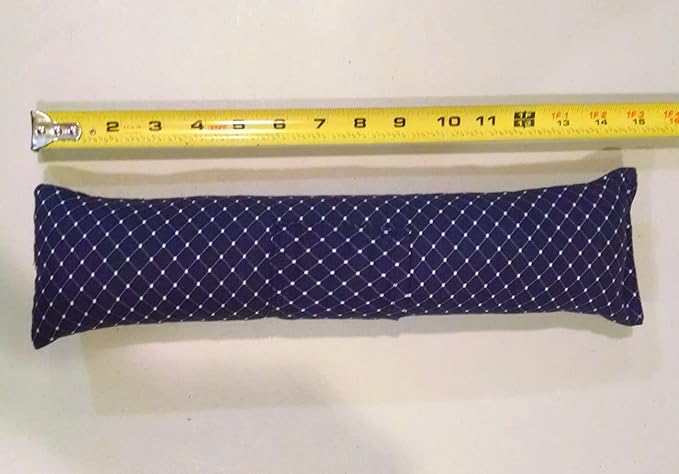 15" Cat Kicker Toy with Refillable Catnip Pocket (Denim) - Filled with Premium Canadian Catnip