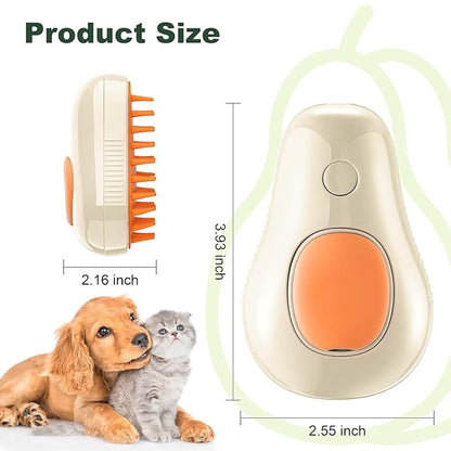3 In 1 Pet Brush for Shedding, Portable Hair Removal Tool for Cats and Dogs, Deshedding Grooming Brush for Indoor Pets