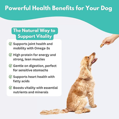 ALFIE'S TREATOS Tuna for Dogs & Cats (2.65 oz), Air-Dried Dog Treats, Omega-3 Food Topper & Training Reward, Australian Wild-Caught, Single Ingredient, Freeze-Dried Alternative