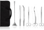 Aquascaping Tools 7 in 1 Kit Aquarium Plant Scissors Tools Set Curved & Waved Scissor Tweezers Spatula Stainless Steel Anti Rust Tools for Fish Tank Cleaning Plant Trimming