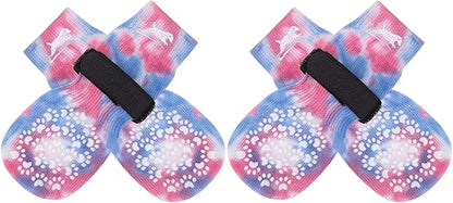 EXPAWLORER Anti Slip Dog Socks to Prevent Licking Paws, Dog Shoes for Hot Pavement, Dog Booties for Small Medium Large Senior Dogs, Traction Control Dog Boots & Paw Protectors for Hardwood Floors