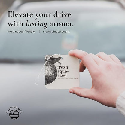 Fresh Squeezed Car Air Freshener - 4 Pack