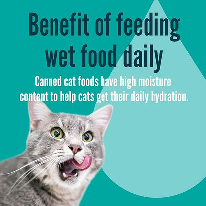 A Strong Heart Canned Wet Cat Food, Liver & Chicken Dinner - 13.2 oz Cans (Pack of 12), Made in The USA with Real Chicken & Liver