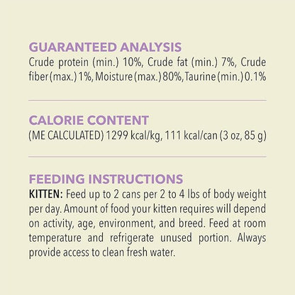 ACANA Premium Pate Kitten Wet Cat Food in Bone Broth Chicken + Tuna Recipe 5.5oz Cans (6 Count)