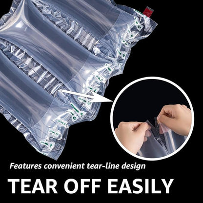 Air Pillows for Shipping with pump 200 Count Inflatable Packaging Air Bags, Alternative to Packing Peanuts, Packing Box filler Purse Stuffers for Shape 3.54" x 7.87"