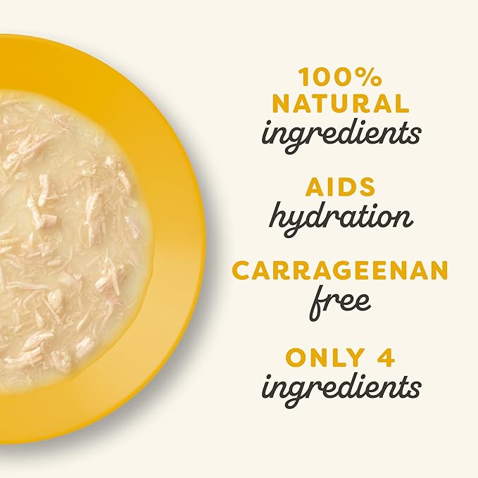 Applaws Natural Wet Cat Food in Gravy, Limited Ingredient Canned Wet Cat Food, No Additives, Made with Natural Ingredients, Chicken Breast in Gravy (24 x 2.47oz Cans)