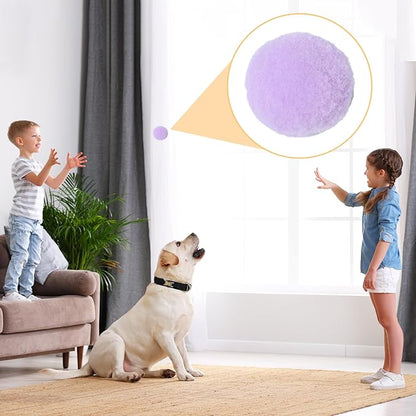 30 Pcs Soft Plush Cat Ball,Cat Toy Balls,Bulk Cats Toys,Puff Balls,Fuzzy Colorful Cats Ball for Pet Playing Exercising