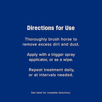 Farnam Repel-X Ready-To-Use Fly Spray, Insecticide And Repellent For Horses And Dogs, 32 Fluid Ounces, 1 Quart Bottle With Trigger Sprayer
