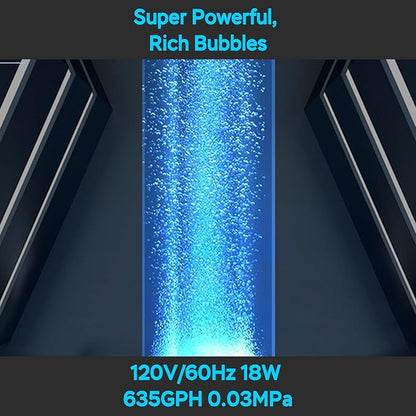 AquaMiracle Linear Air Pump, 635/950/1600/4000GPH Pond Bubbler Septic Air Pump, Energy-Efficient Pond Aerator for Outdoor Ponds, Aquariums, Hydroponics, Waste Treatment