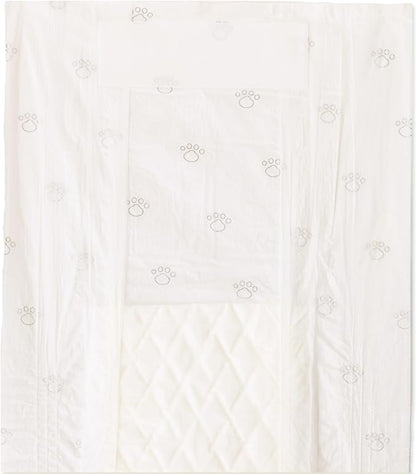 Amazon Basics Male Dog Diapers, 50 Count, Medium, Ultra Absorbent Disposable Wrap with Secure Fit, Leakproof and Comfortable