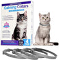 4 Pack Calming Collar for Cats - 60 Days Anxiety and Stress Relief, Relaxing Cat Collar, Adjustable Pheromones Collar for Cats，Natural Soothing for Continuous Calming