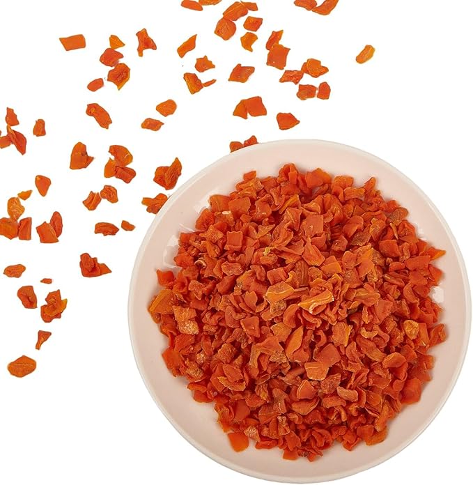 All-Natural Dried Carrot Treats for Small Pets, Healthy Snack for Rabbits, Chinchillas, Guinea Pigs, Hamsters and Herbivores (10 Ounce, Pack of 1)
