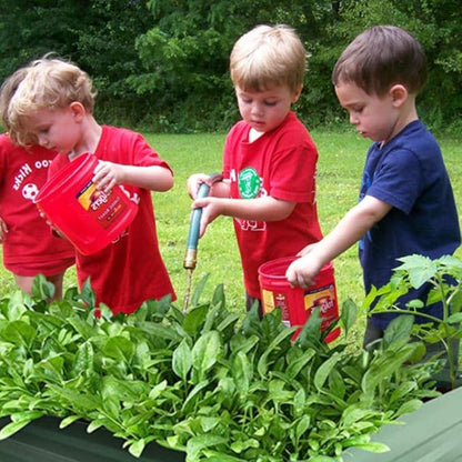 4x2x1ft Metal Raised Garden Bed Kit，Galvanized Garden Bed Box for Vegetables, Flowers, Herbs, and Succulents,60 Gallon Capacity - Green