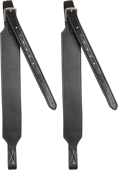 Exion Wide Stability Stirrup Leathers for English Saddles | Premium Cowhide Leather | Enhanced Leg Stability & Comfort | Sizes: 48" to 62"