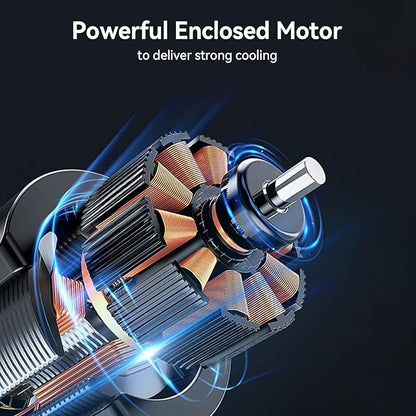 8800 CFM 24" Outdoor Commercial Wall Fan Oscillating, IP44 Waterproof Wall Mount Fan, Heavy Duty, 3 Speed, Adjustable Tilt for Factory, Warehouse, Garage, ETL Listed