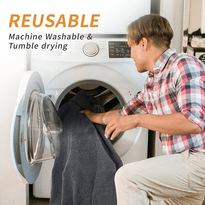 Dog Pee Pad Washable Extra Large, Instant Absorb Thicker Training Pads Non-Slip Pet Playpen Mat, Waterproof Reusable Floor Mat Ideal for Puppy Senior Dog Whelping Incontinence Housebreaking 65x48 Inch