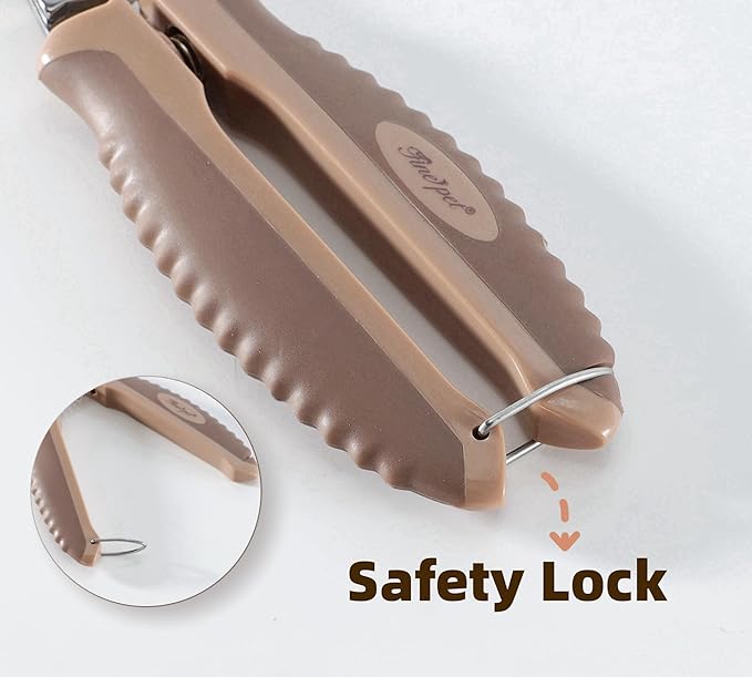 Dog Nail Clippers for Medium or Large Dogs Pet Nail Trimmers Pet Grooming Clippers with Safety Guard to Avoid Over Cutting M