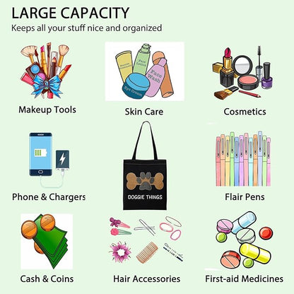 FOTAP Dog Owner Shopping Tote - Dog Park Bag and Doggie Gift