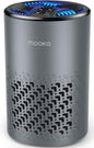 Air Purifiers for Bedroom Home, MOOKA HEPA Air Purifier for Home Pets with Fragrance Sponge for Smoke Dust Pollen Dander Odor, Small Air Purifier with Sleep Mode Night Light Timer, KJ067L, Grey