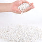 3lb White Cactus Pea Gravel Rocks,1/4 Inch Pebbles for Indoor Plants, Natural Succulent Rock and River Rocks Decorative for Aquariums, Vases, Outdoor Gardening, Top Dressing for Potted Plants