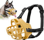 Dog Muzzle for Large Dogs, Breathable Basket Muzzles for Small, Medium and X-Large Aggressive Dog, Allows Panting Drinking, Suitable for Grooming Trimming Training (6, Luminous Orange)