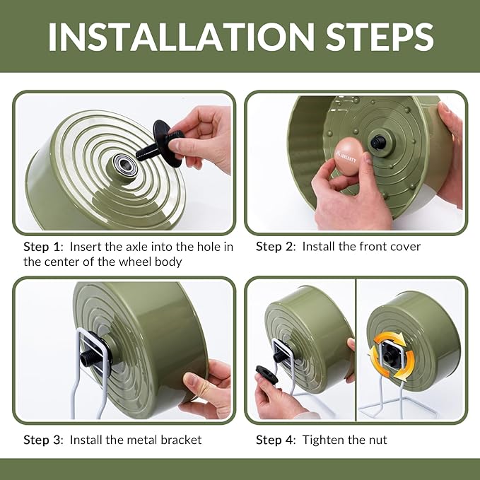 8.4" Silent Hamster Wheel, Non-Slip Track, Exercise, Release Stress, Relieve Anxiety, Adjustable Height Stand, for Syrian Dwarf Hamster, Gerbil, Mice, Other Small Medium Sized Pets, Green