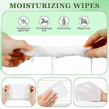 2 Pack Small Animal Cage Wipes 120 Count Small Animal Cage Clean up Wipes Removes Stubborn Caked-on Hamster Cage Cleaner for Pet Bunny Supplies Cleaning Deodorizing