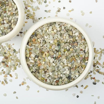 5 LBS Decorative Jade Stones – Ideal for Succulent Cactus Plants, Vase Fillers, Fish Tanks, and Landscaping Projects. 1/5 Inch Stones Promote Healthy Plant Growth (Jade, 5 Pounds)