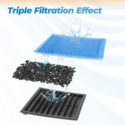 ANTOBLE 12 Pack Rite-Size C Filter Cartridges Fish Tank Aquarium Filters Compatible with Marineland Penguin 200 350 PRO 275 375 Bio-Wheel Power Filters