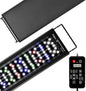 Advanced 7-Row LED Aquarium Light, Easy Setup Controller, Auto On Off Full Spectrum Fish Tank Light, 24/7 Lighting Cycle, 8 Colors, 10 Level Dimming, 26W for 18"-24" Freshwater Planted Tank