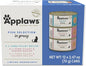 Applaws Natural Wet Cat Food in Gravy, Limited Ingredient Canned Wet Cat Food, Variety Pack, Made with Natural Ingredients, Fish Selection Variety Pack in Gravy (12 x 2.47oz Cans)