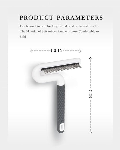 Flea Comb, TailGurus Effective Flea Comb for Cats & Dogs-Shedding Brush for All Pets-Long Hair Friendly-Durable-Versatile & Safe-Durable, Safe & Versatile-Portable,Pet-Friendly(TG2038)(Lime)