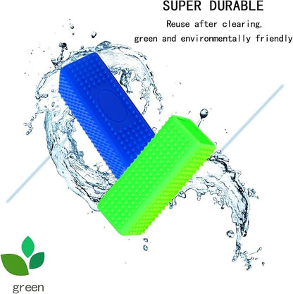 2pcs Pet Dog Cat Hair Remover, Pet Hair Removal Tool, Hollow Cleaner Brush for car，Interior, Furniture, Sofa