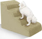 Dog Stairs for Small Dogs - High Density Foam Pet Steps, Extra Wide Dog Ramp with Non-Slip Bottom for High Beds, Couch and Sofa, Best for Dogs Injured, Older Doggy Cats